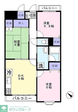 ラフィーヌフォレの物件間取画像